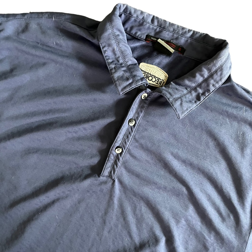 Nike Tiger Woods collection blue dri-fit polo size XL, blaster records